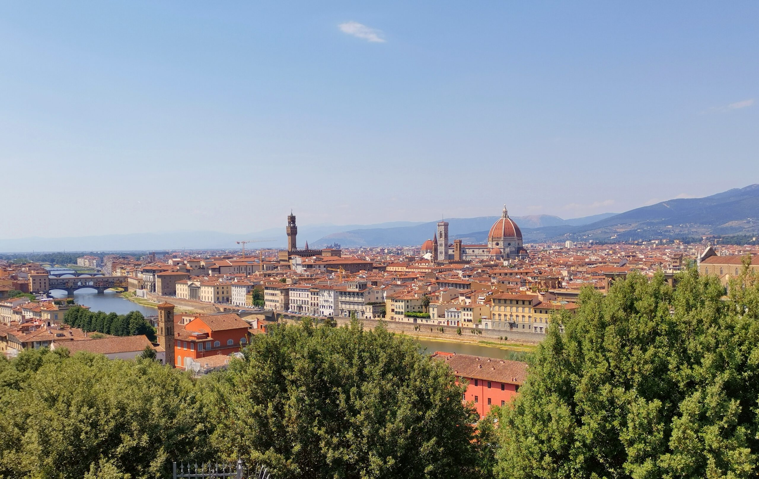 Blick über die Stadt Florenz
